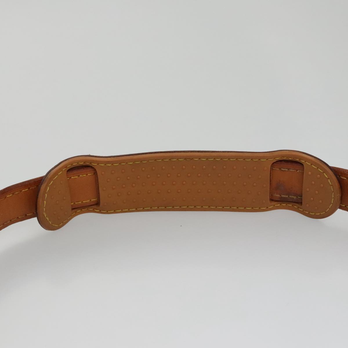 Louis Vuitton Shoulder Strap Beige Leather Bag Jewelry (Pre-Owned)