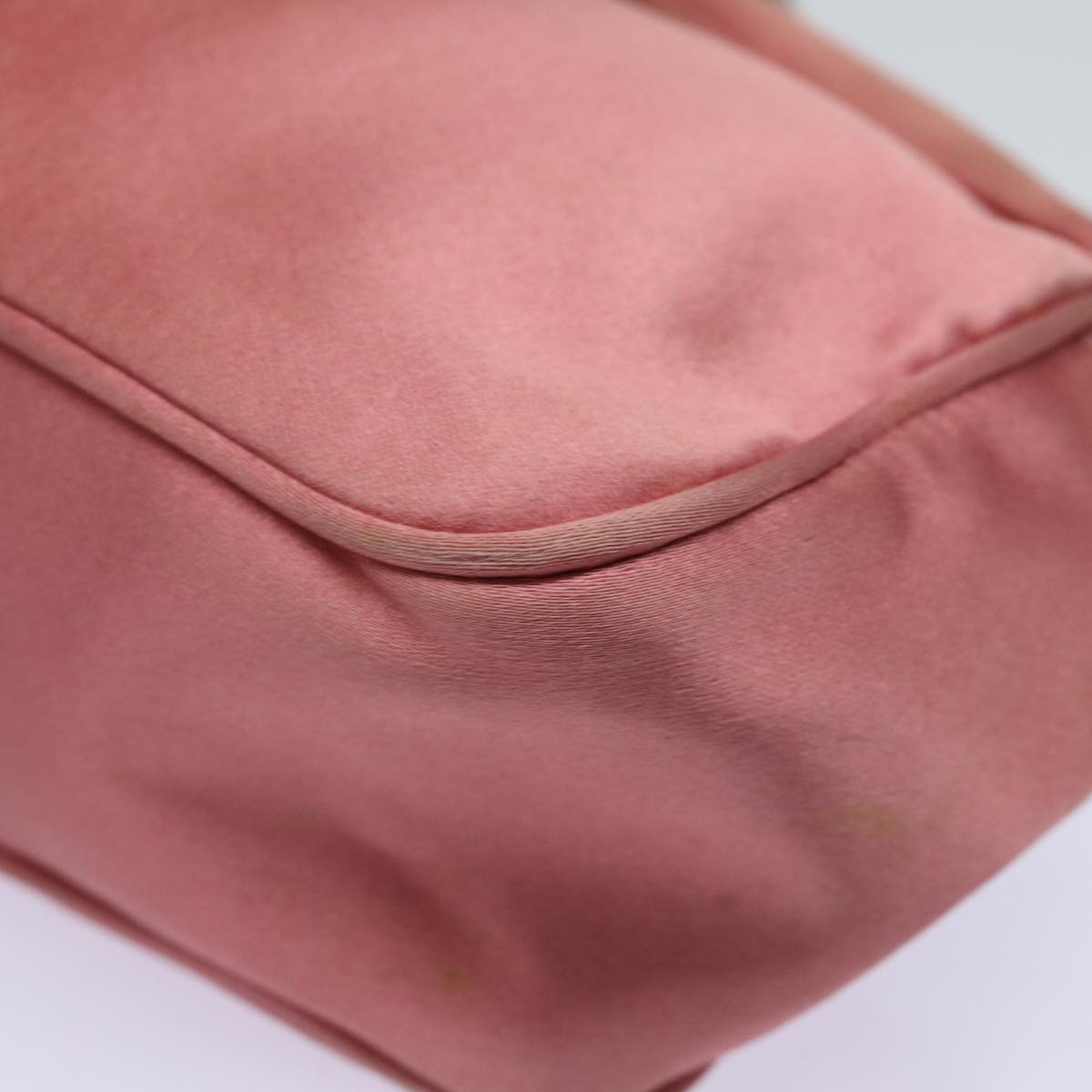 Prada Pink Canvas Clutch Bag (Pre-Owned)
