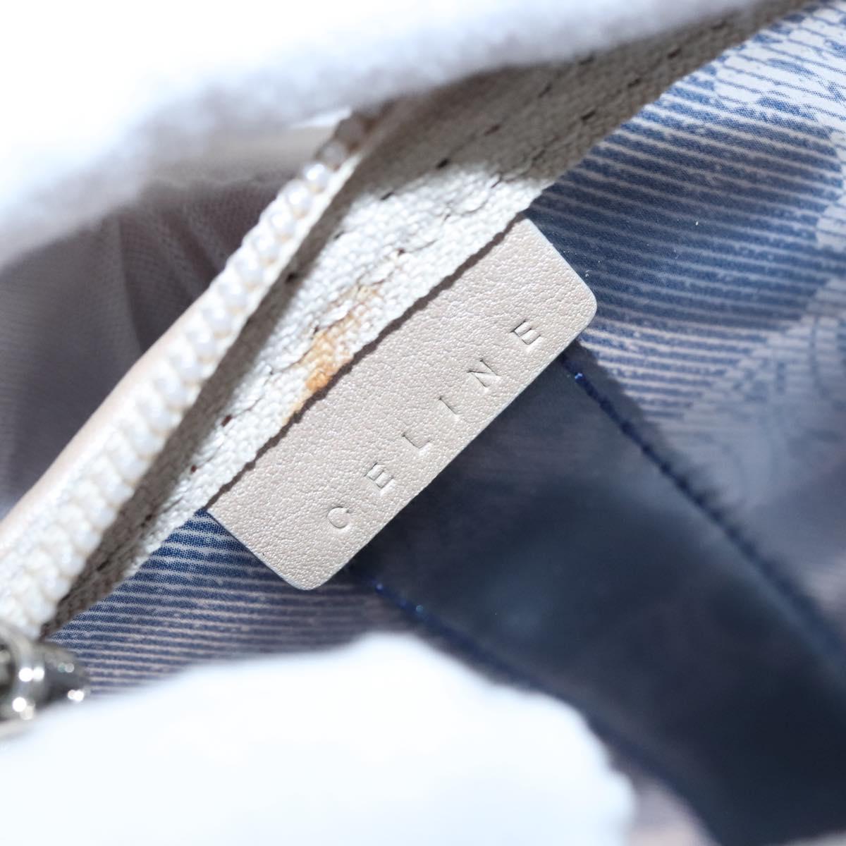 Céline Macadam Blue Canvas Shoulder Bag (Pre-Owned)