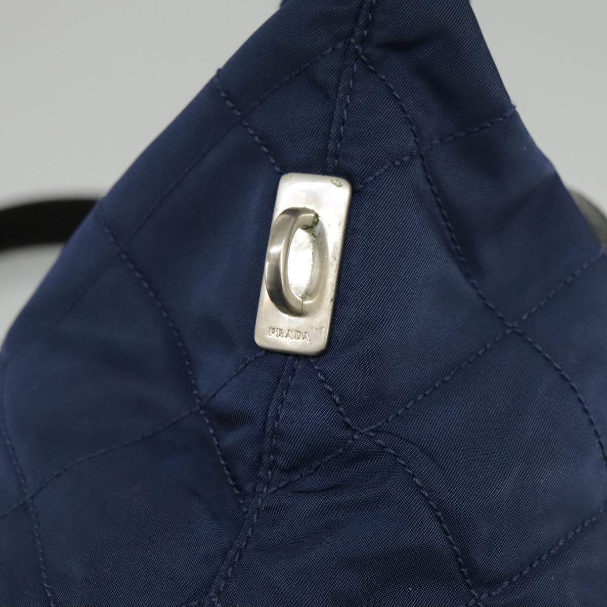 Prada Navy Synthetic Shoulder Bag (Pre-Owned)