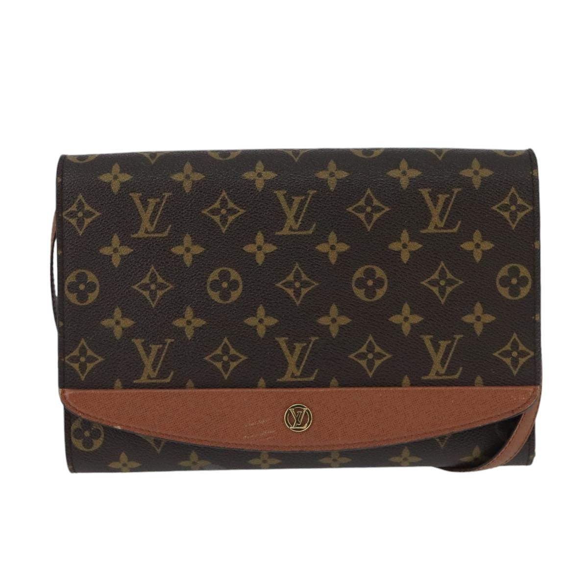 Louis Vuitton Bordeaux Brown Canvas Shoulder Bag (Pre-Owned)