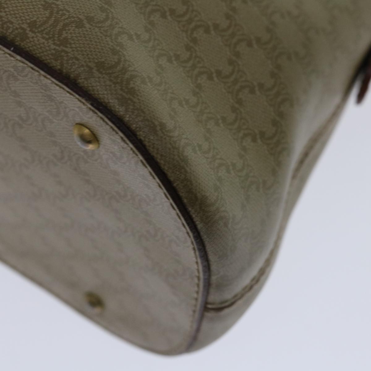 Céline Macadam Beige Canvas Handbag (Pre-Owned)