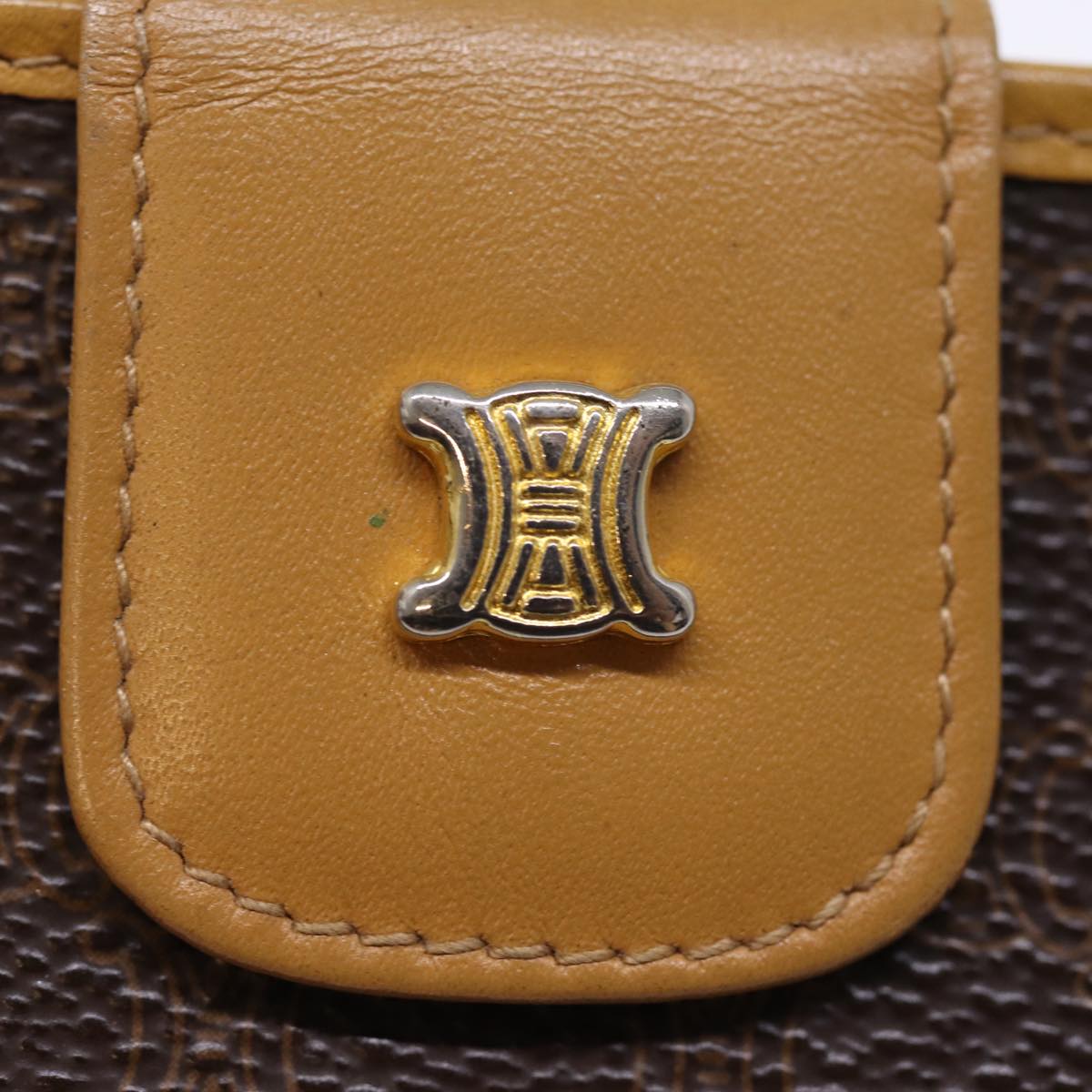 Céline Macadam Brown Canvas Wallet  (Pre-Owned)