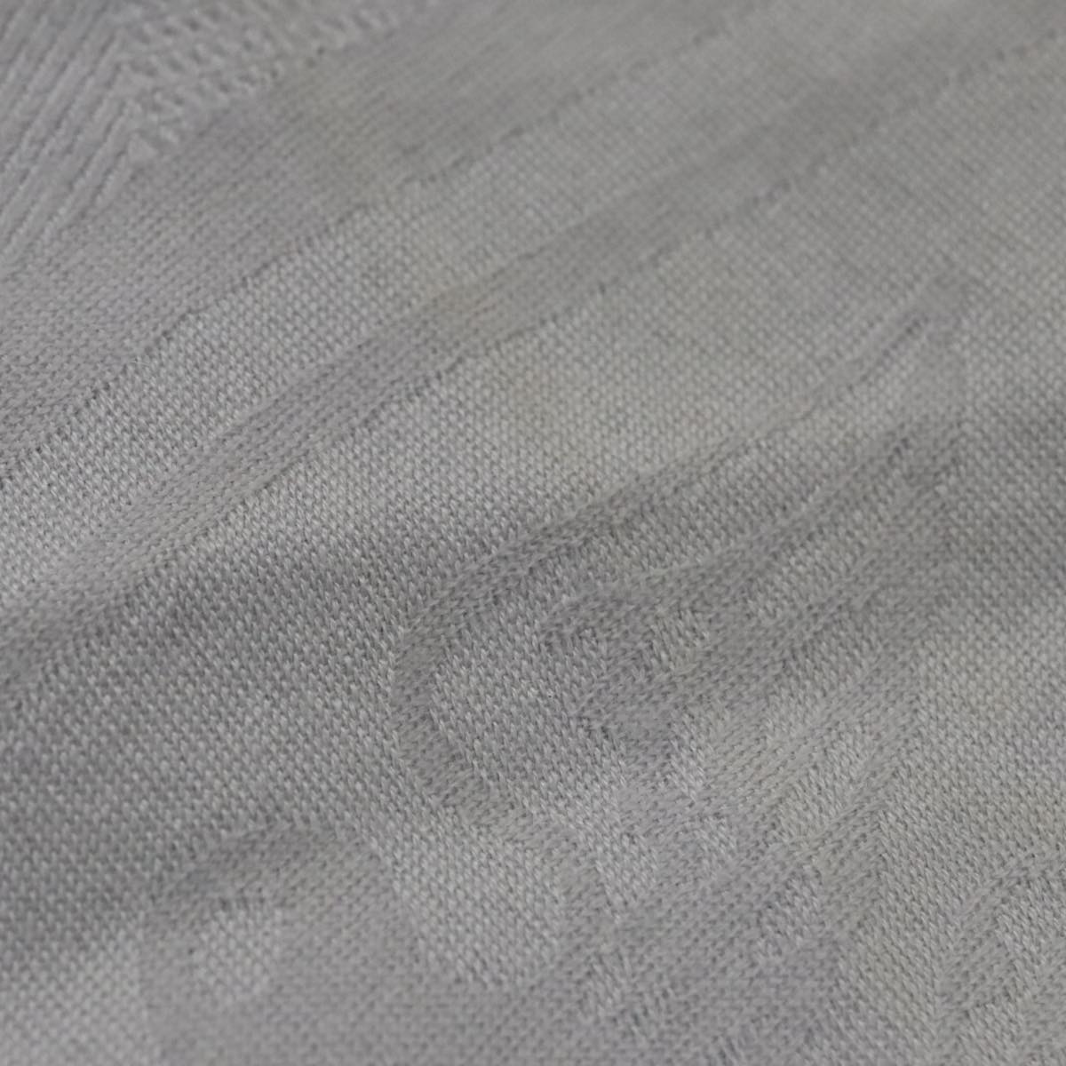 Hermès Grey Cashmere Scarf  (Pre-Owned)