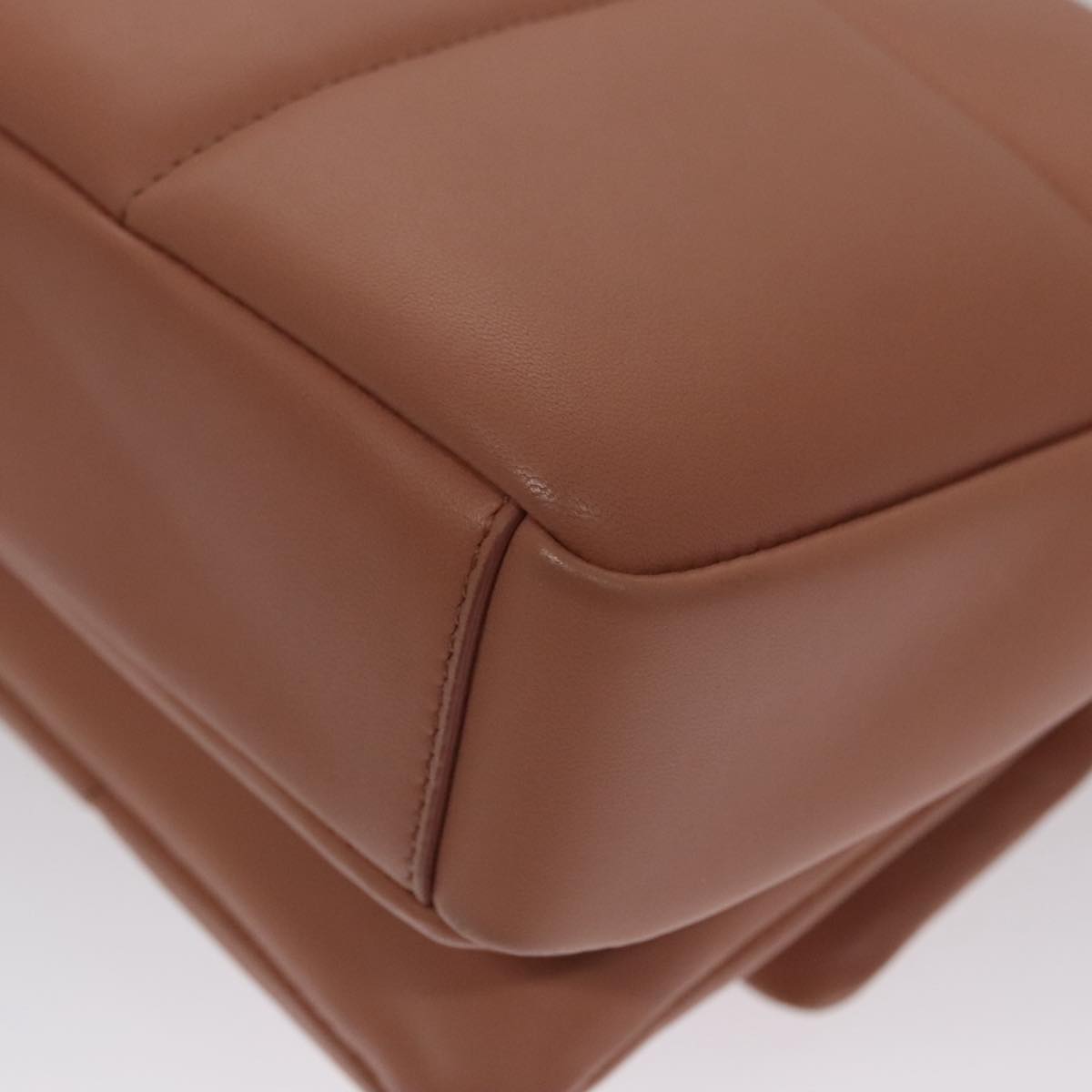Salvatore Ferragamo Vara Brown Leather Shoulder Bag (Pre-Owned)