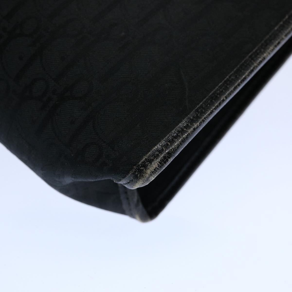 Dior Trotter Black Canvas Clutch Bag (Pre-Owned)