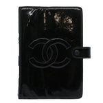 Chanel - Black Patent Leather Wallet  (Pre-Owned)