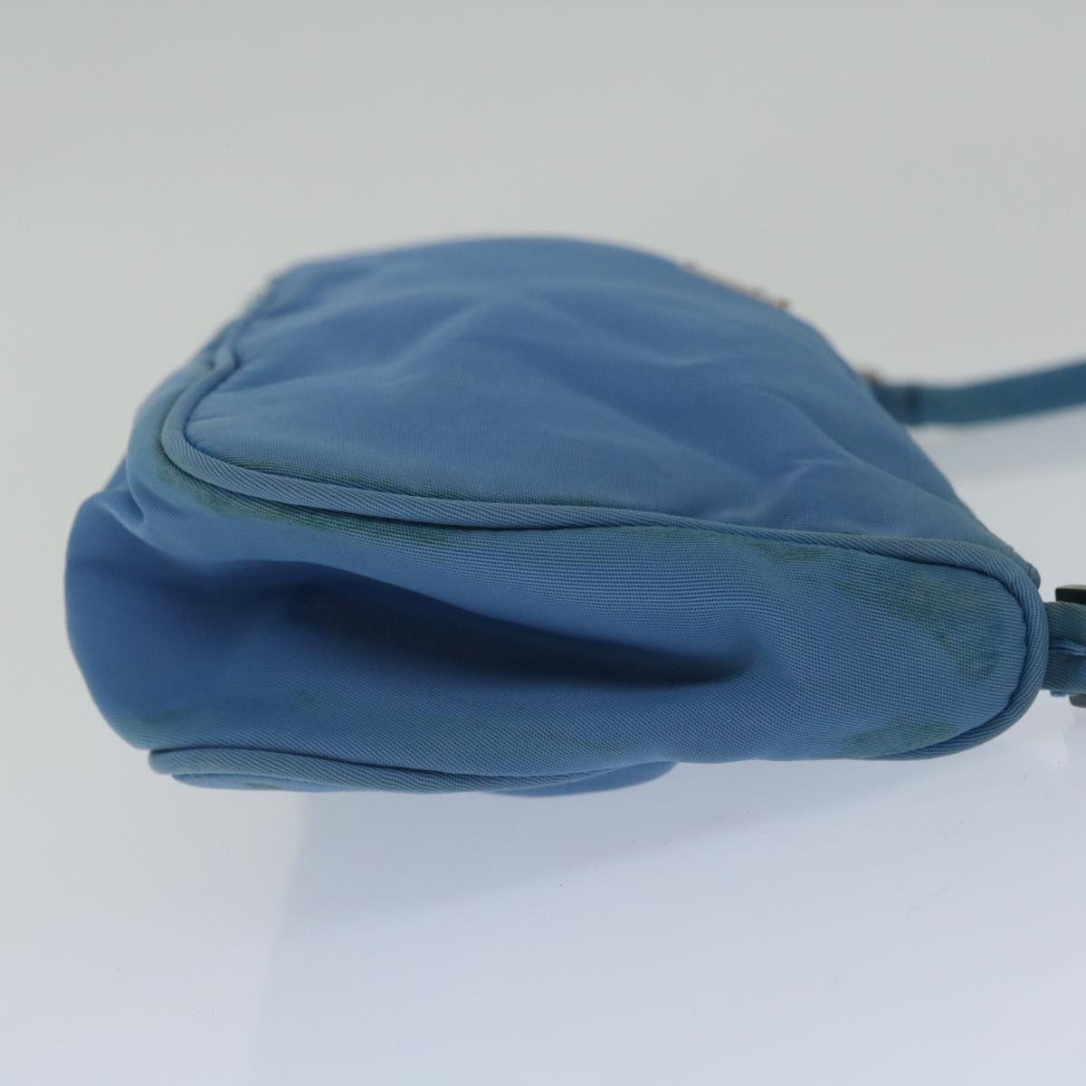 Prada Tessuto Blue Synthetic Shoulder Bag (Pre-Owned)
