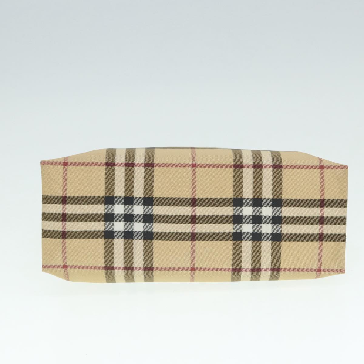 Burberry Nova Check Beige Canvas Tote Bag (Pre-Owned)