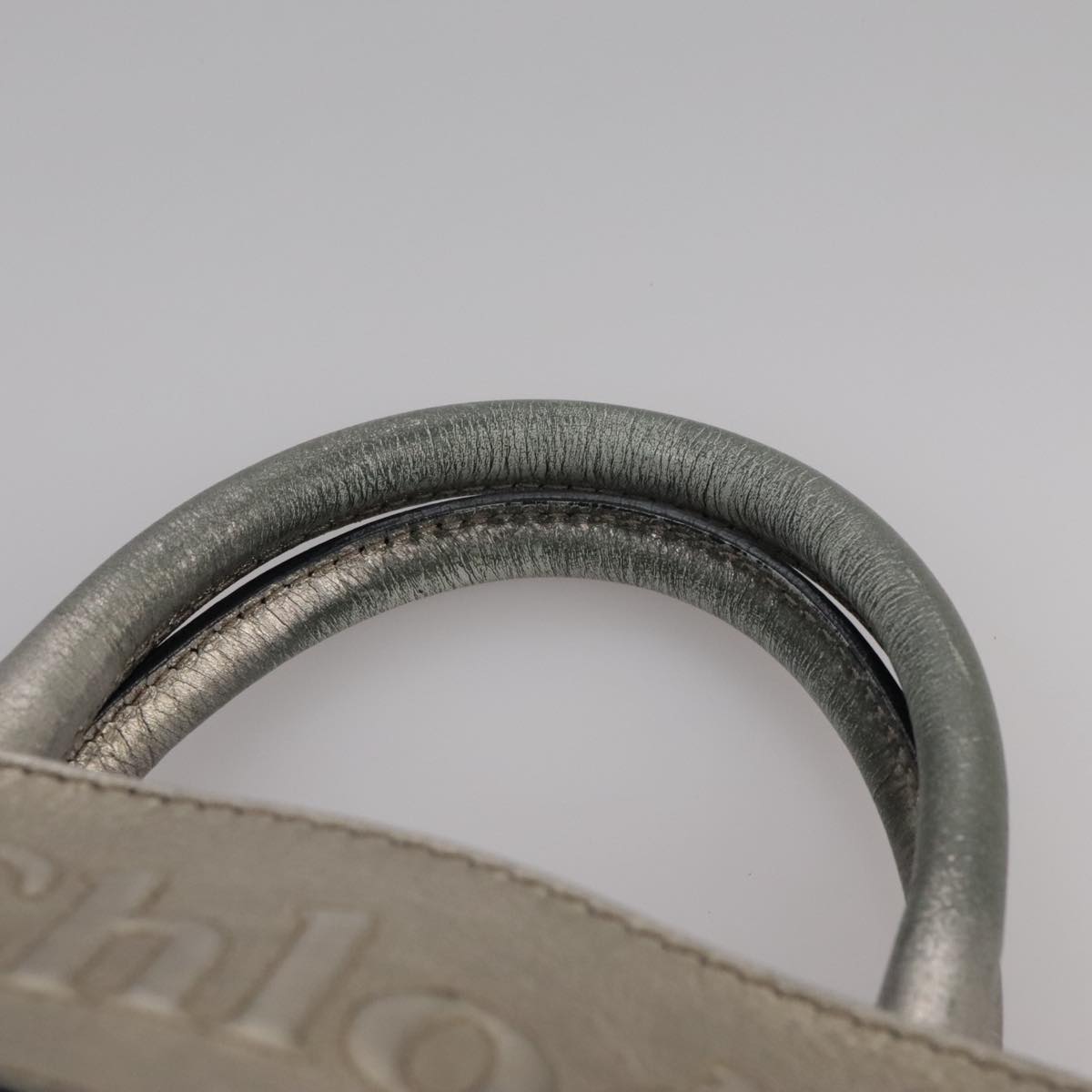 Chloé Blue Canvas Handbag (Pre-Owned)