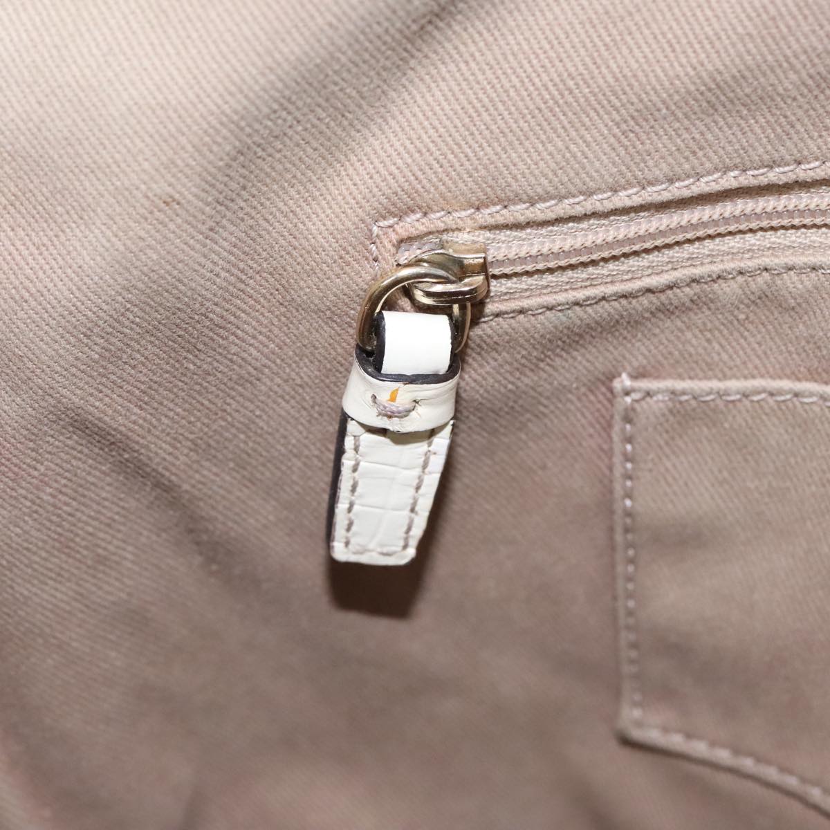 Céline Triomphe Beige Canvas Tote Bag (Pre-Owned)