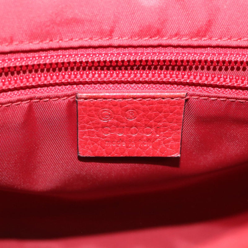 Gucci -- Red Canvas Shoulder Bag (Pre-Owned)