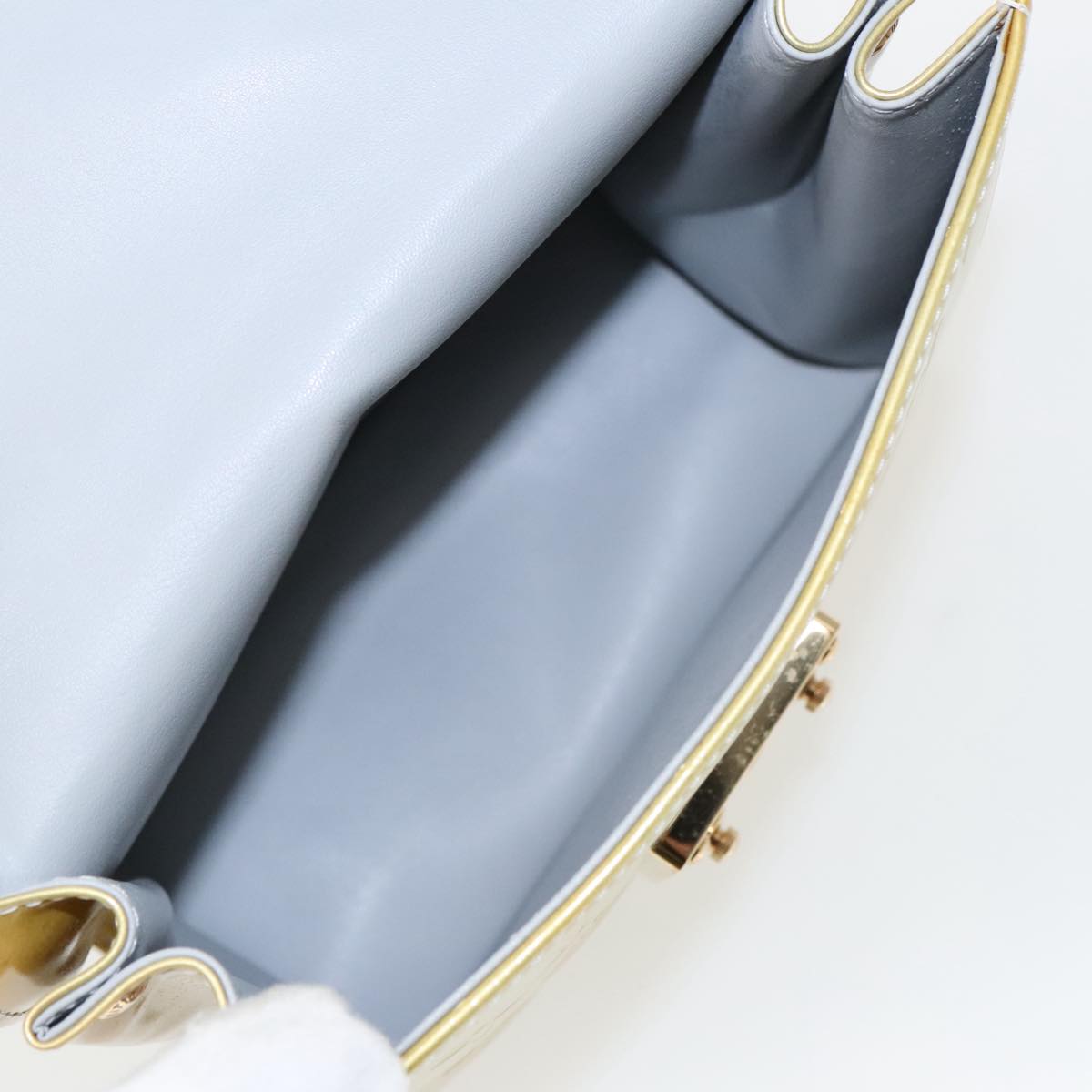 Louis Vuitton Spring Street Yellow Patent Leather Handbag (Pre-Owned)