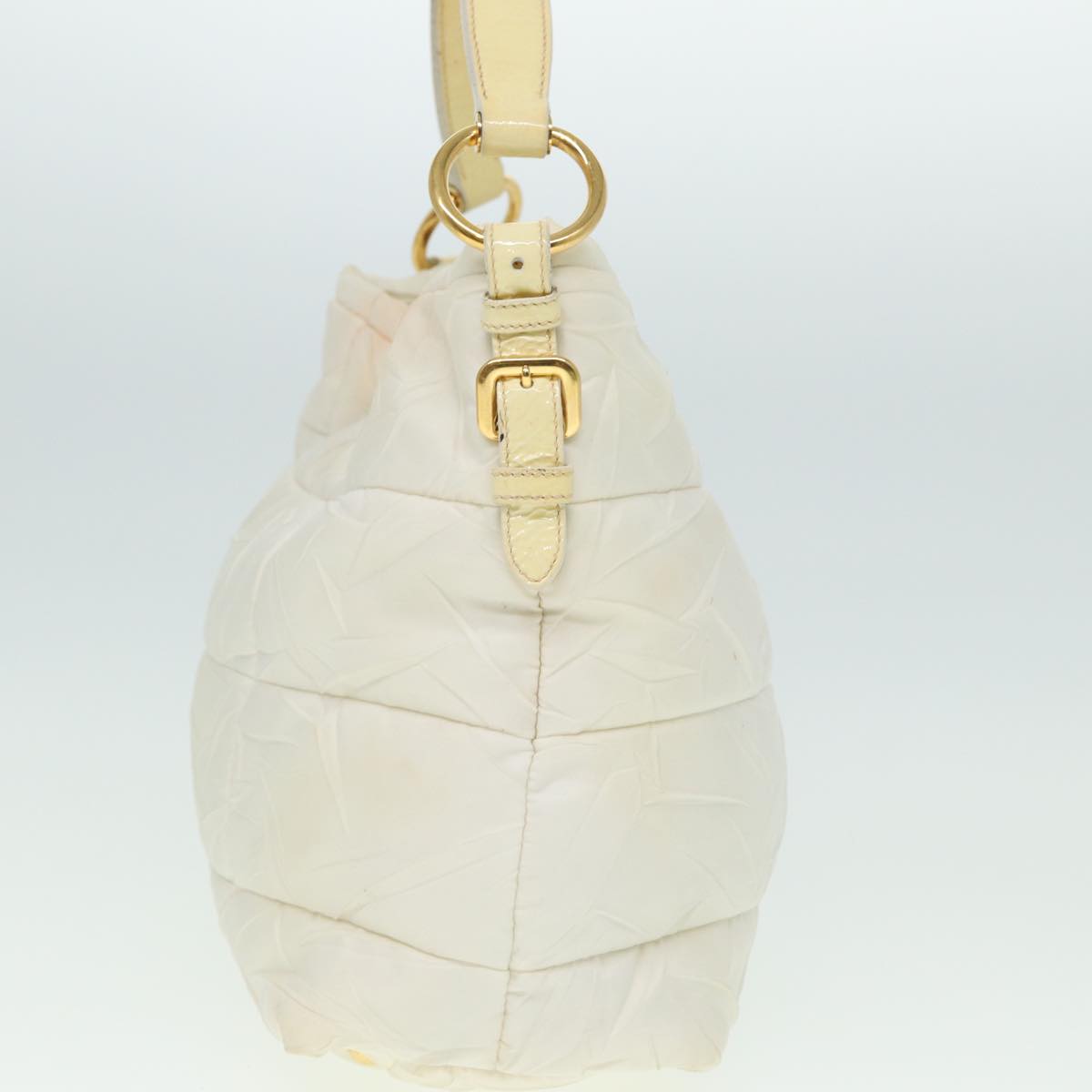 Prada White Synthetic Shoulder Bag (Pre-Owned)
