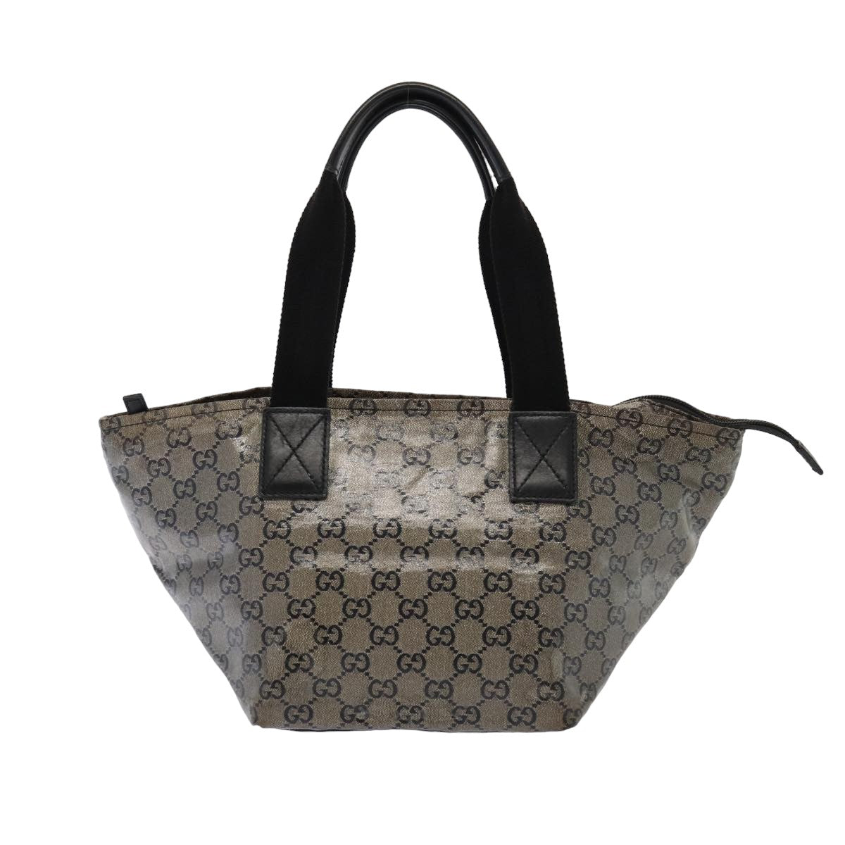 Gucci Gg Canvas Black Canvas Tote Bag (Pre-Owned)