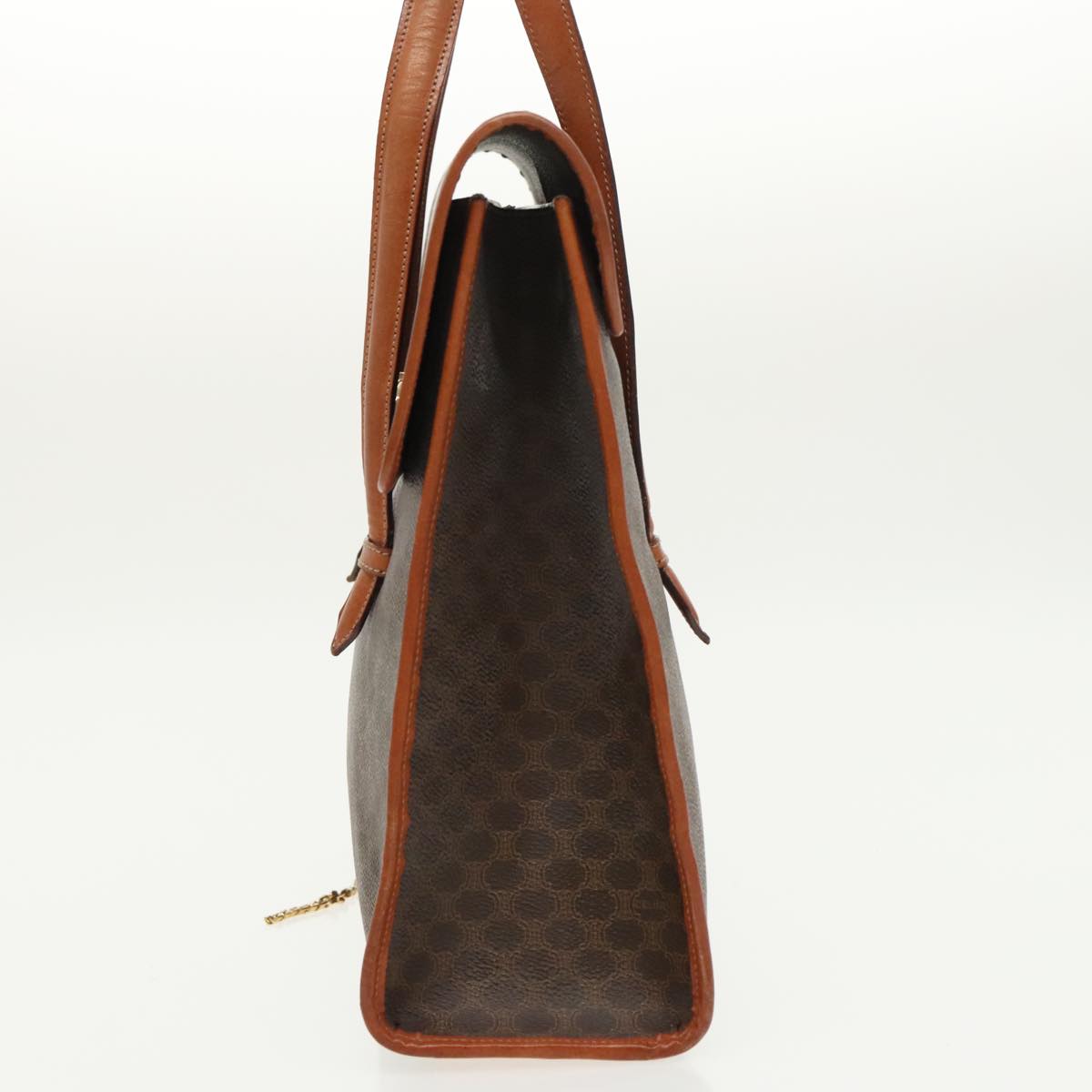 Céline Macadam Brown Canvas Shoulder Bag (Pre-Owned)