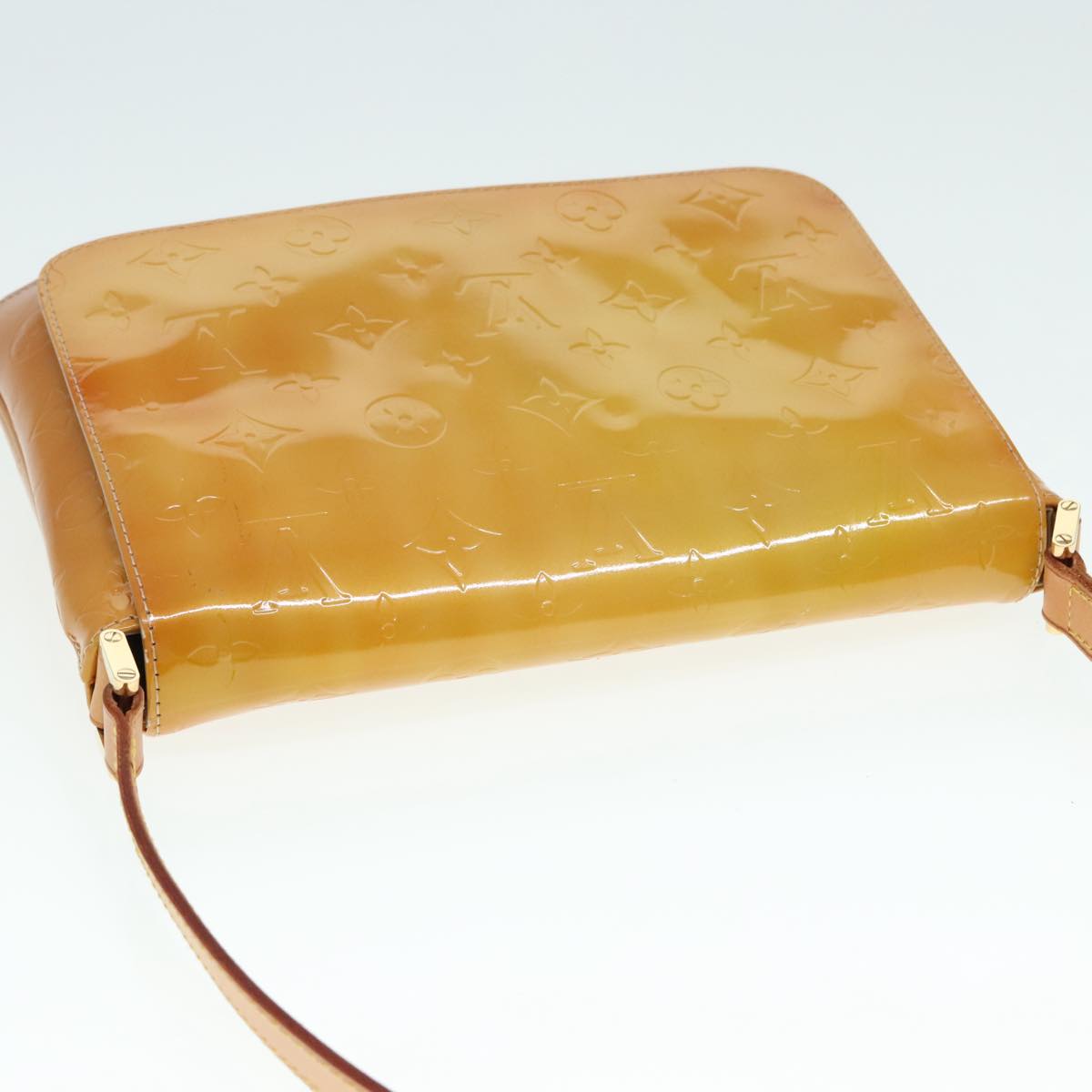 Louis Vuitton Thompson Street Yellow Patent Leather Shoulder Bag (Pre-Owned)