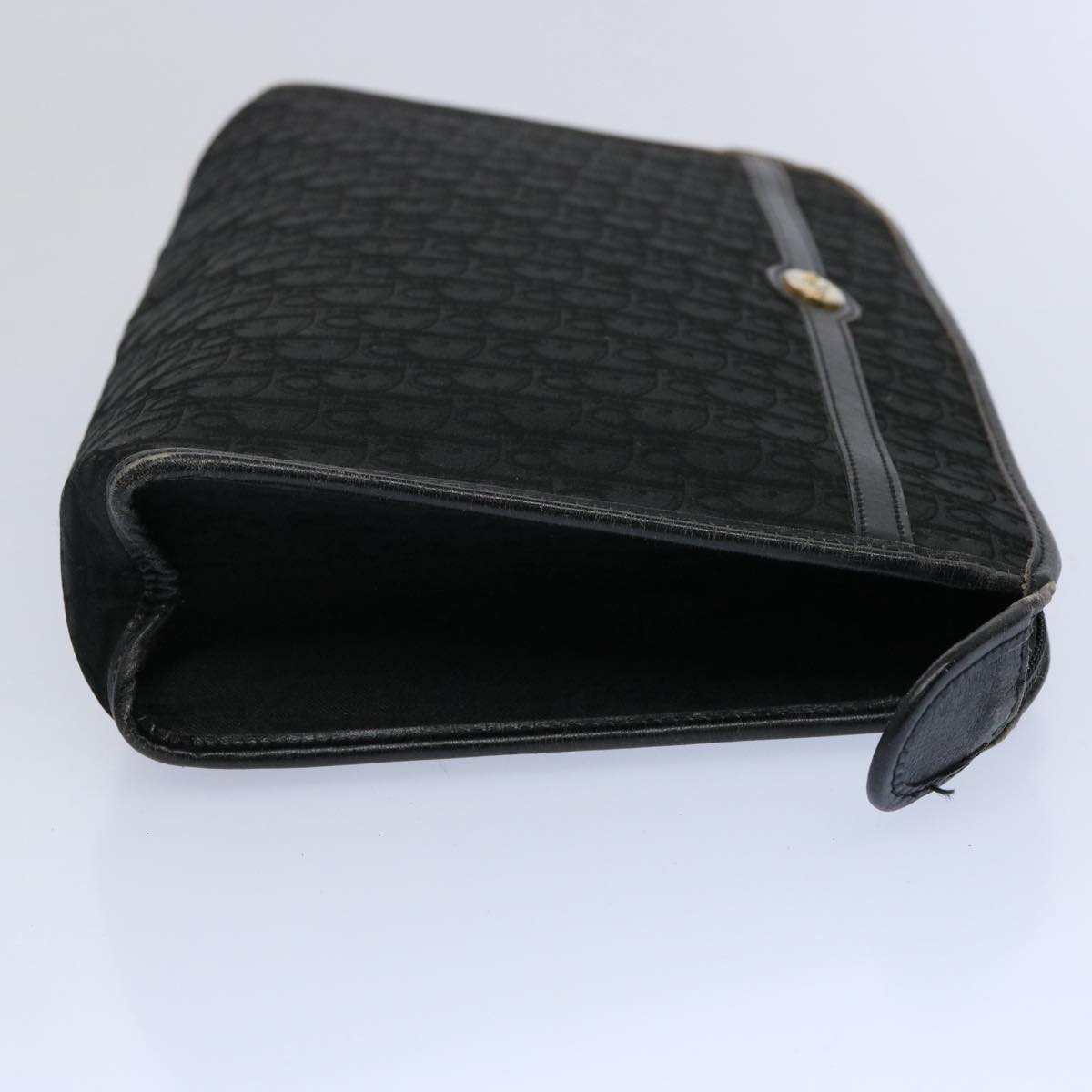 Dior Trotter Black Canvas Clutch Bag (Pre-Owned)