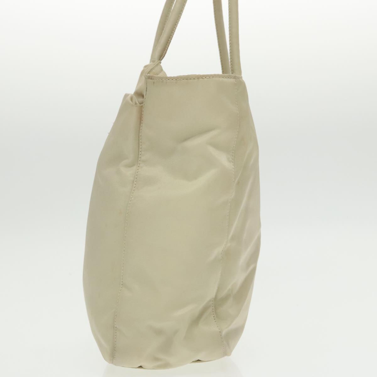 Prada Beige Synthetic Handbag (Pre-Owned)