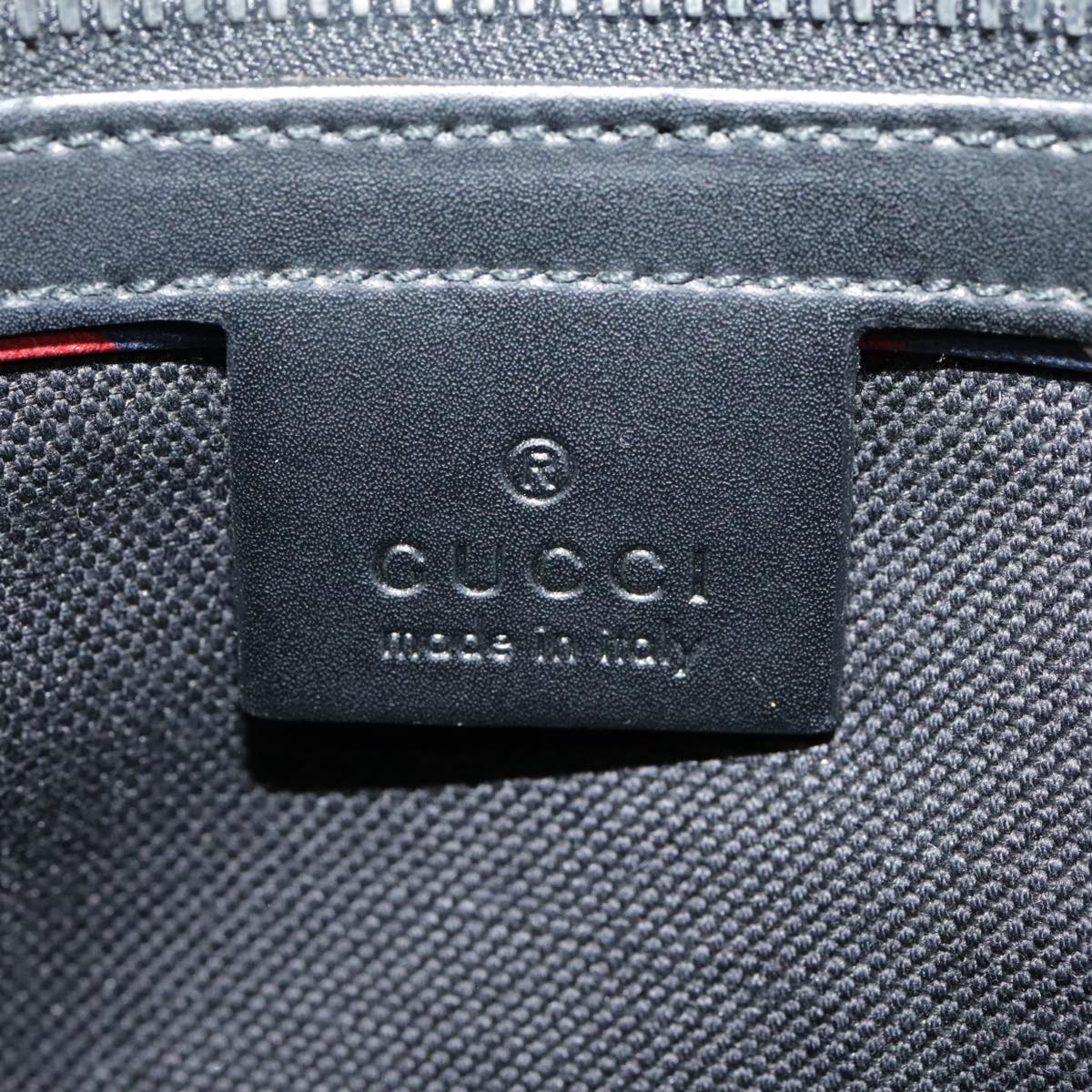 Gucci Jackie Black Canvas Shoulder Bag (Pre-Owned)