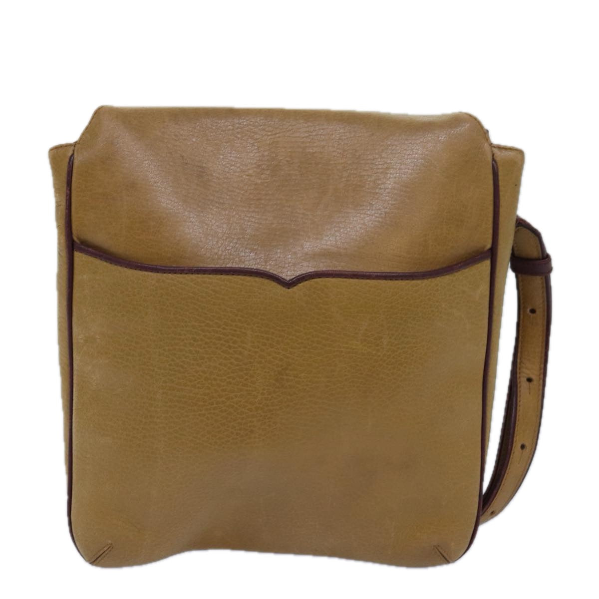 Cartier Must De Cartier Beige Leather Shoulder Bag (Pre-Owned)