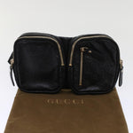 Gucci Gg Canvas Black Canvas Shoulder Bag (Pre-Owned)