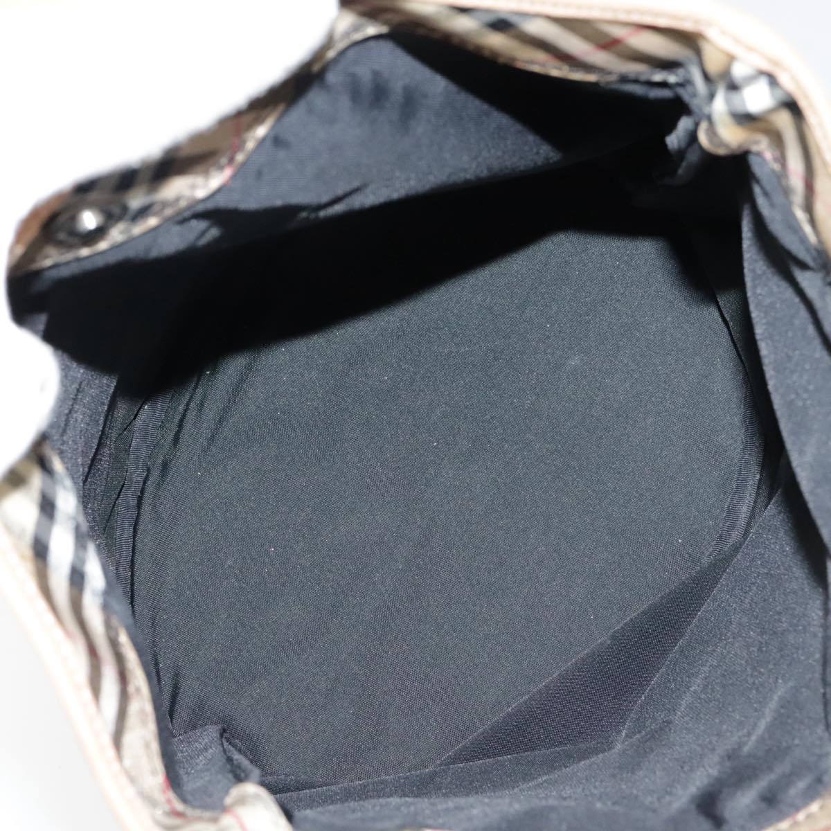 Burberry Nova Check Black Synthetic Tote Bag (Pre-Owned)