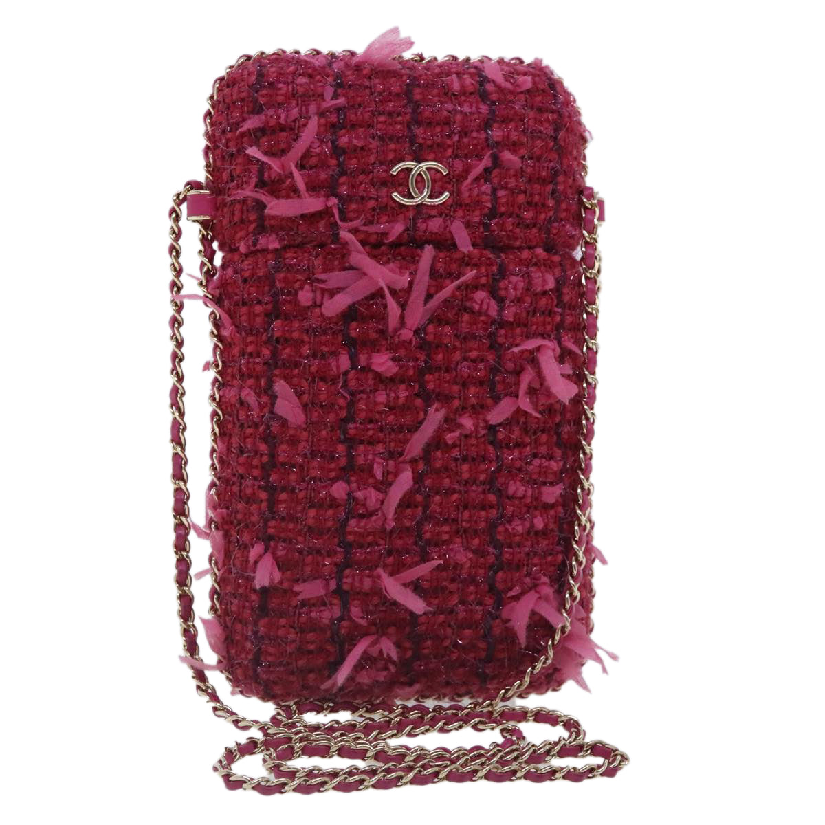 Chanel Pink Cotton Shoulder Bag (Pre-Owned)