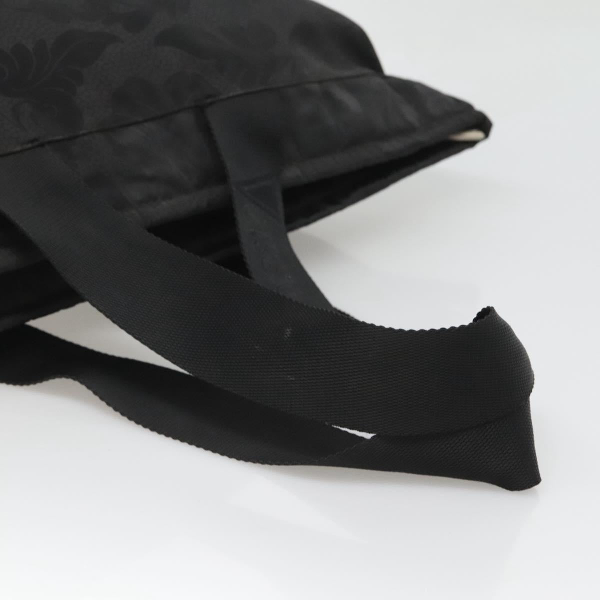 Versace Black Nylon Tote Bag (Pre-Owned)