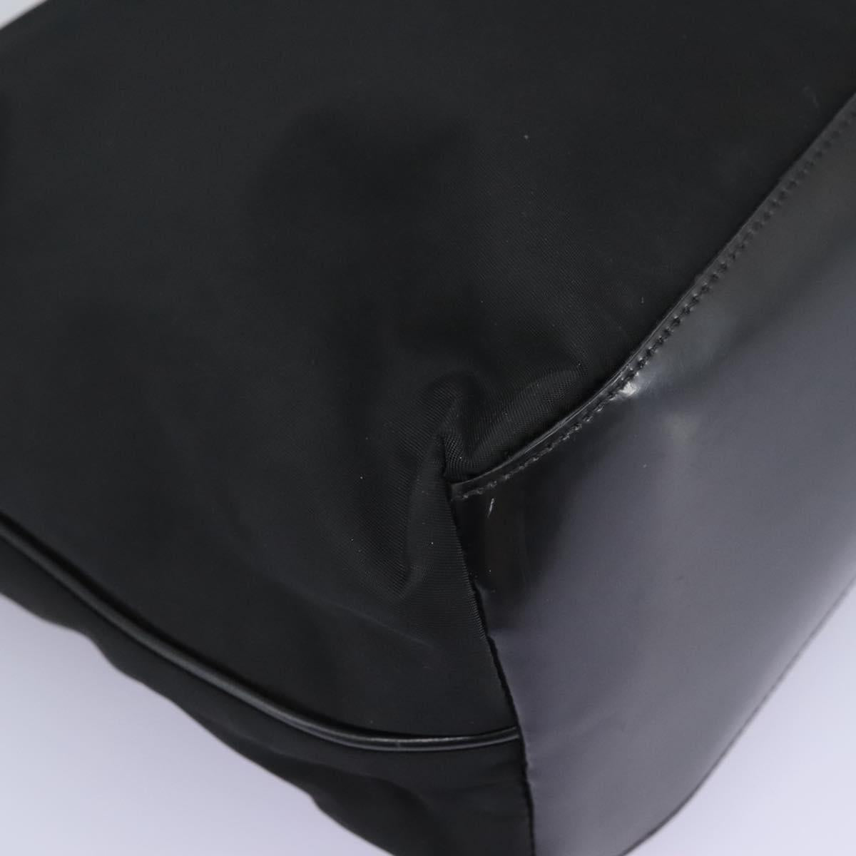 Prada Tessuto Black Synthetic Shoulder Bag (Pre-Owned)