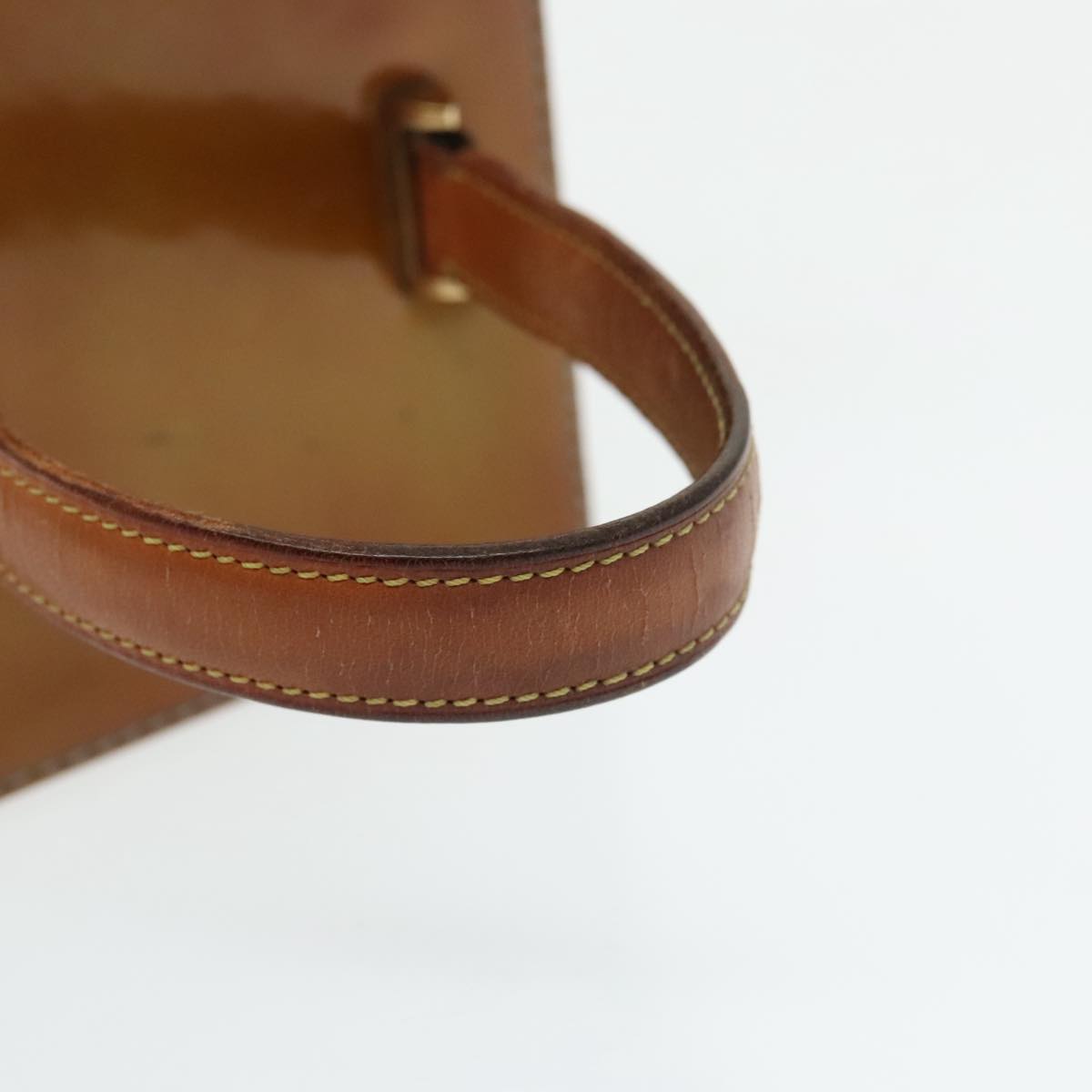 Louis Vuitton Bleecker Khaki Patent Leather Clutch Bag (Pre-Owned)