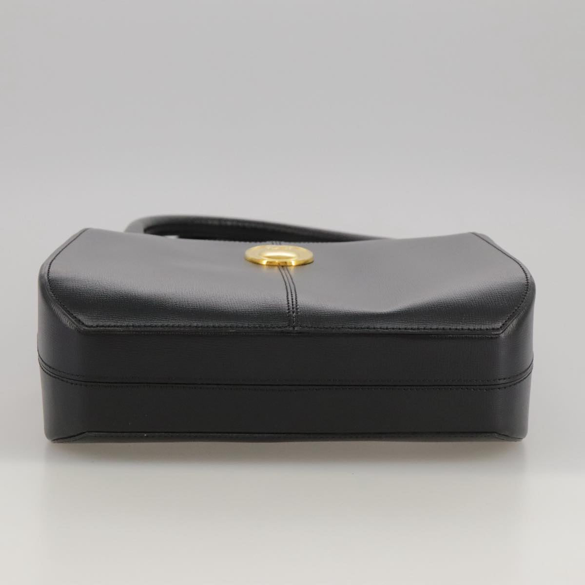 Dior Cd Black Leather Handbag (Pre-Owned)