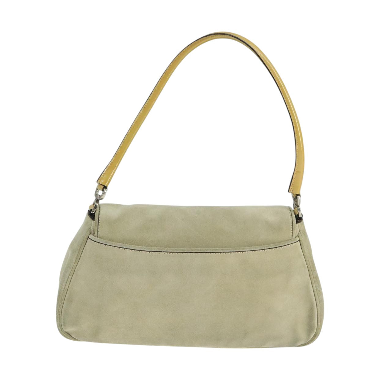 Prada Beige Suede Shoulder Bag (Pre-Owned)