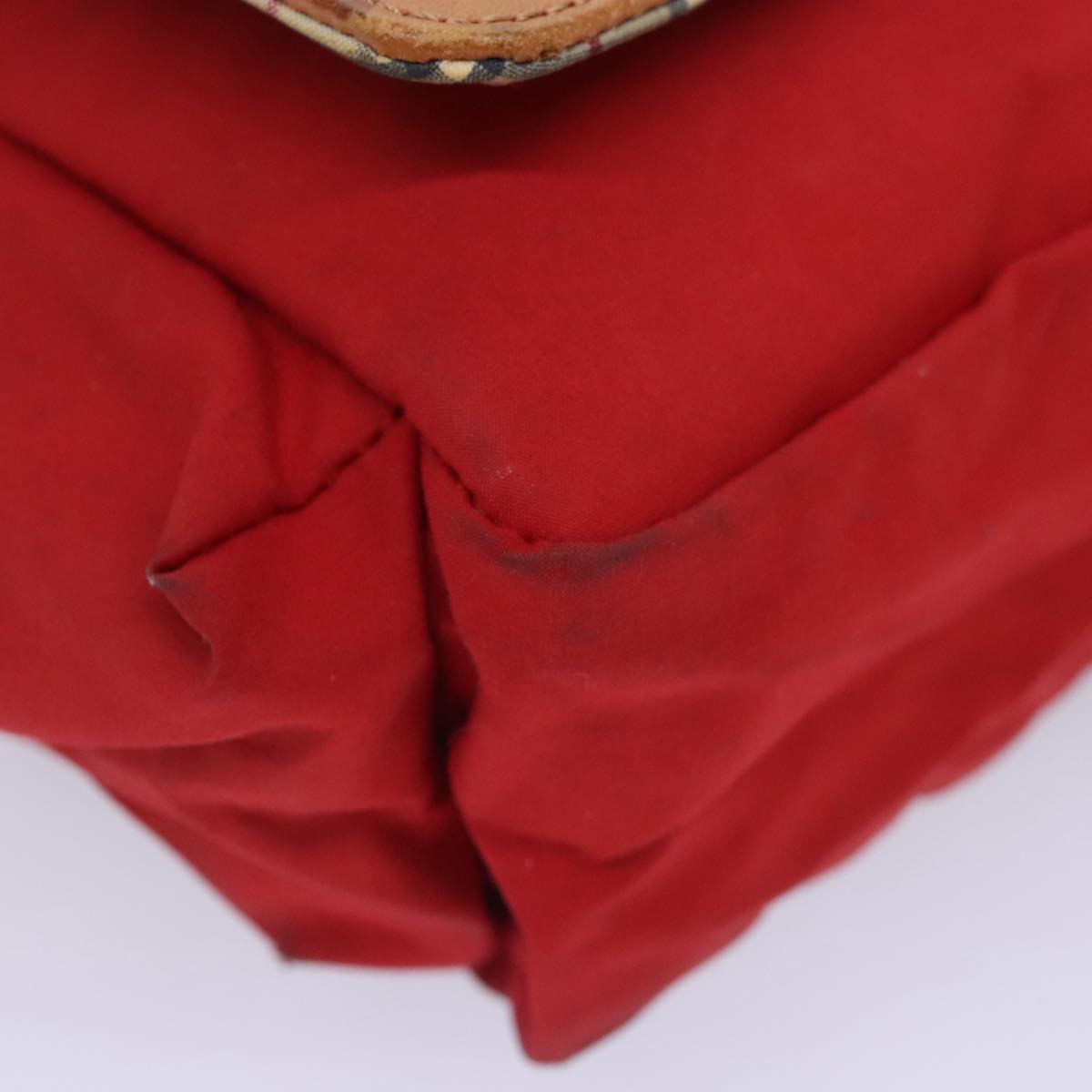 Burberry Red Synthetic Shoulder Bag (Pre-Owned)