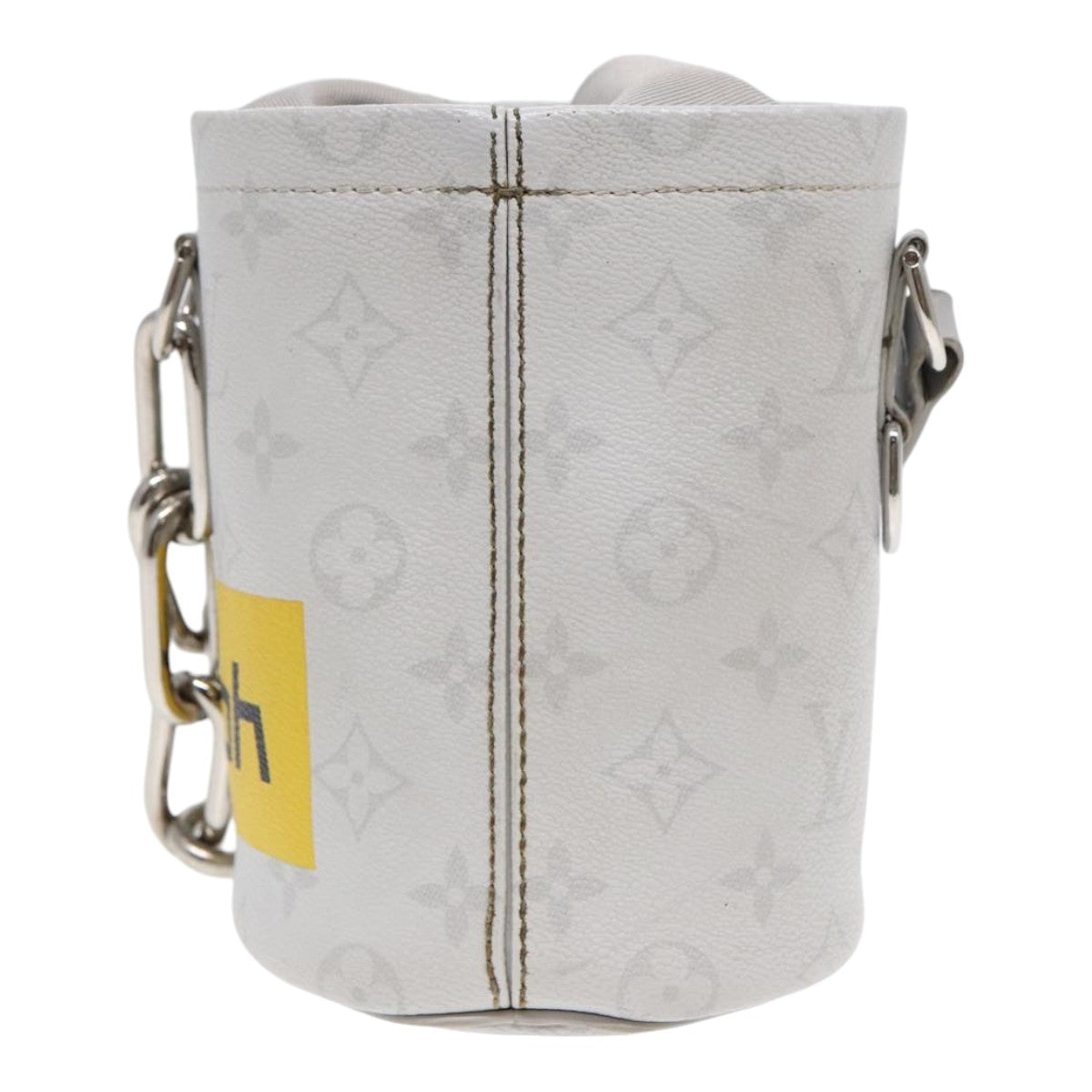 Louis Vuitton Chalk Nano White Leather Shoulder Bag (Pre-Owned)