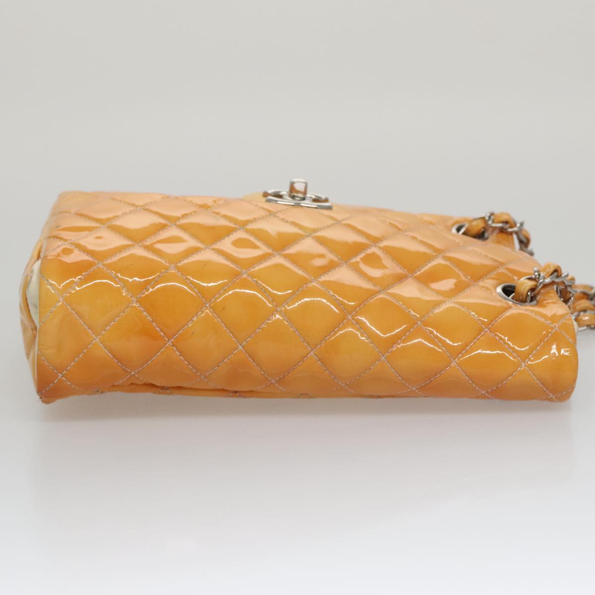 Chanel Timeless Yellow Patent Leather Shoulder Bag (Pre-Owned)