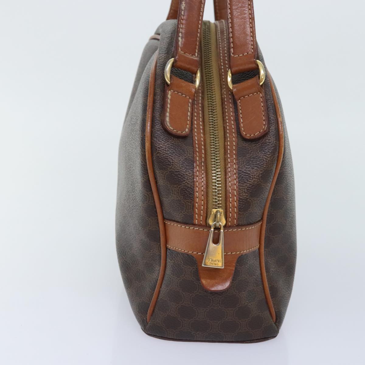 Céline Macadam Brown Canvas Handbag (Pre-Owned)