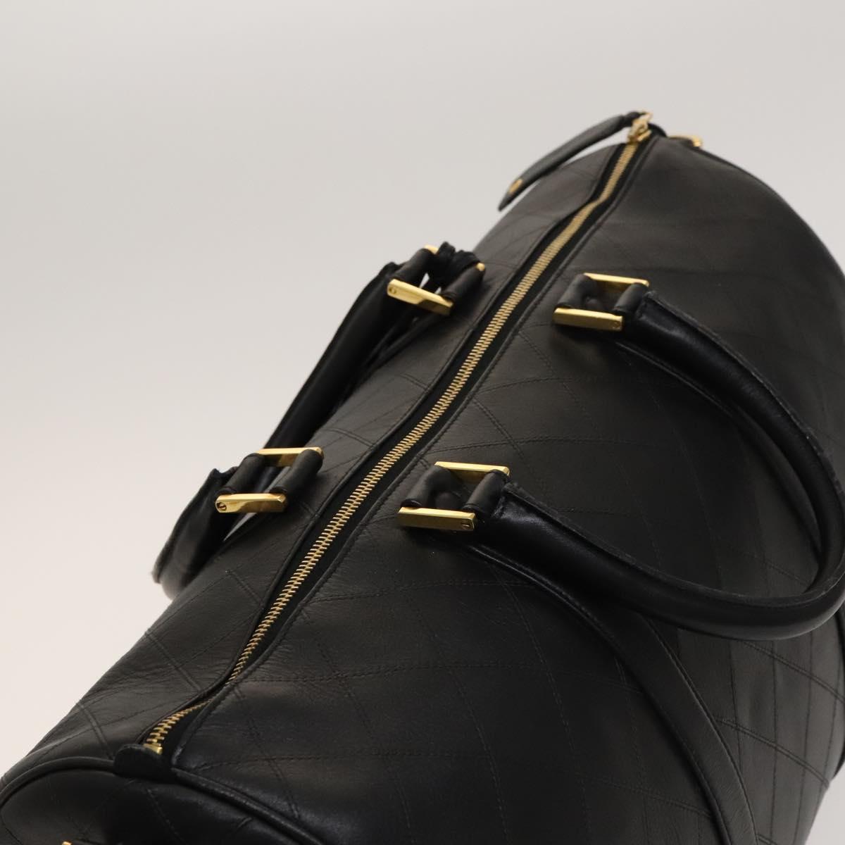 Chanel Black Leather Travel Bag (Pre-Owned)