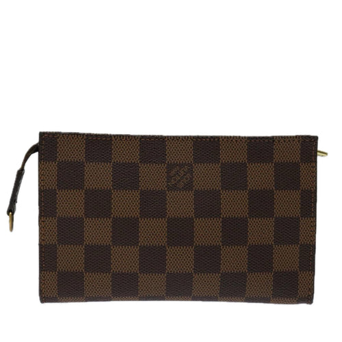 Louis Vuitton Marais Brown Canvas Clutch Bag (Pre-Owned)