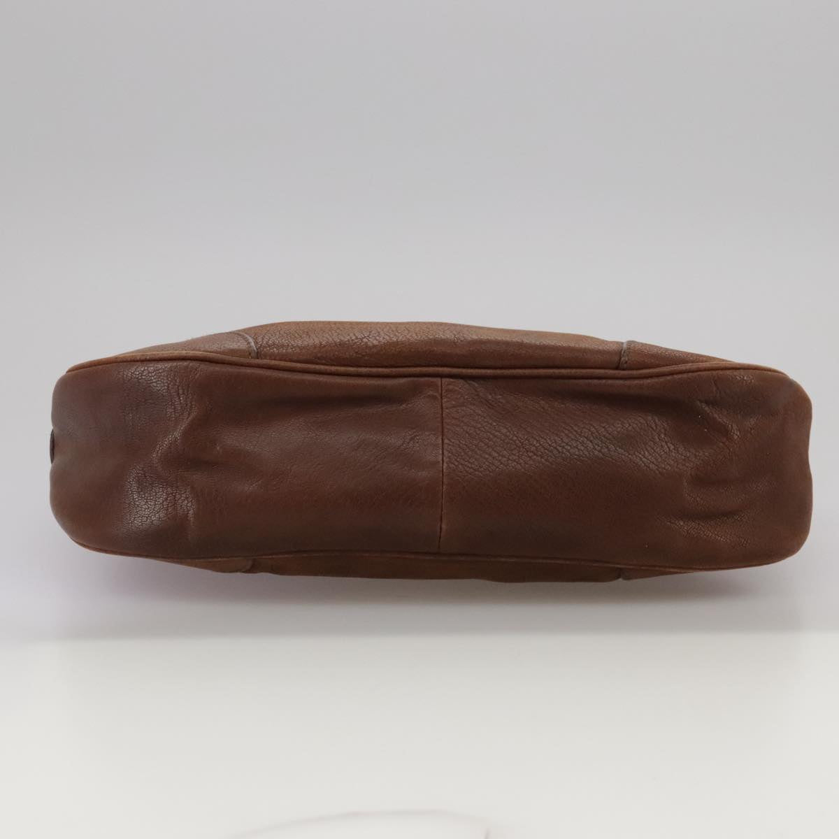 Prada Brown Leather Shoulder Bag (Pre-Owned)