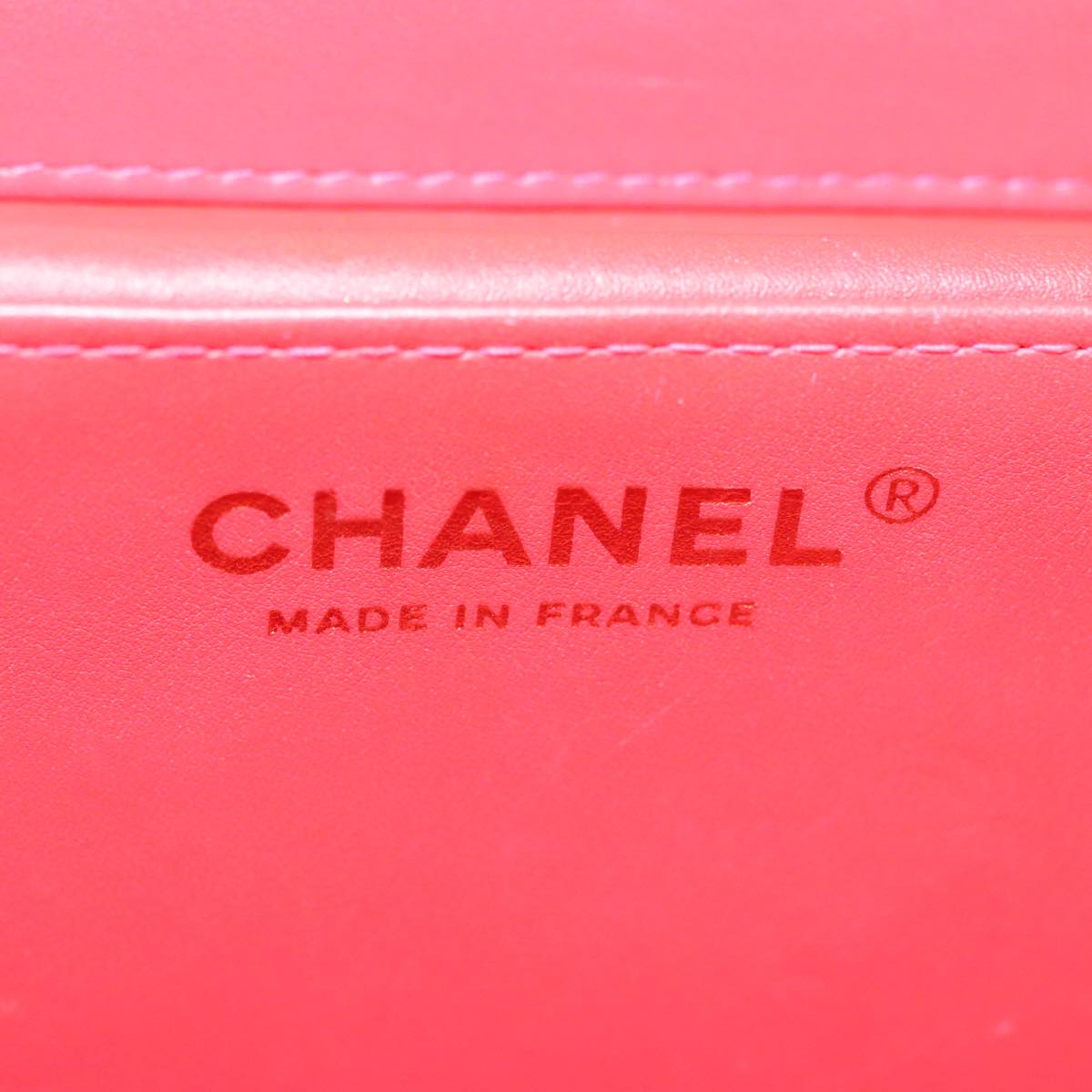 Chanel Vanity Pink Patent Leather Clutch Bag (Pre-Owned)