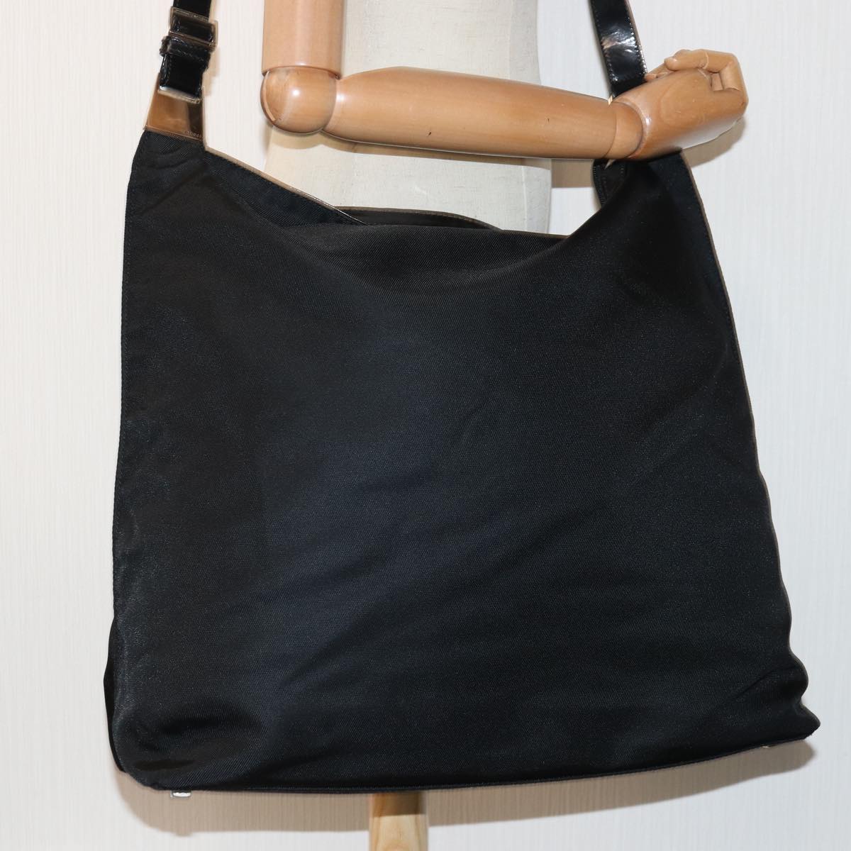 Gucci Black Synthetic Shoulder Bag (Pre-Owned)