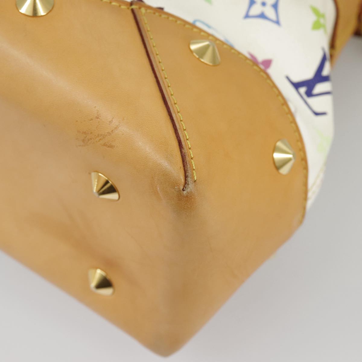 Louis Vuitton Judy White Canvas Shoulder Bag (Pre-Owned)
