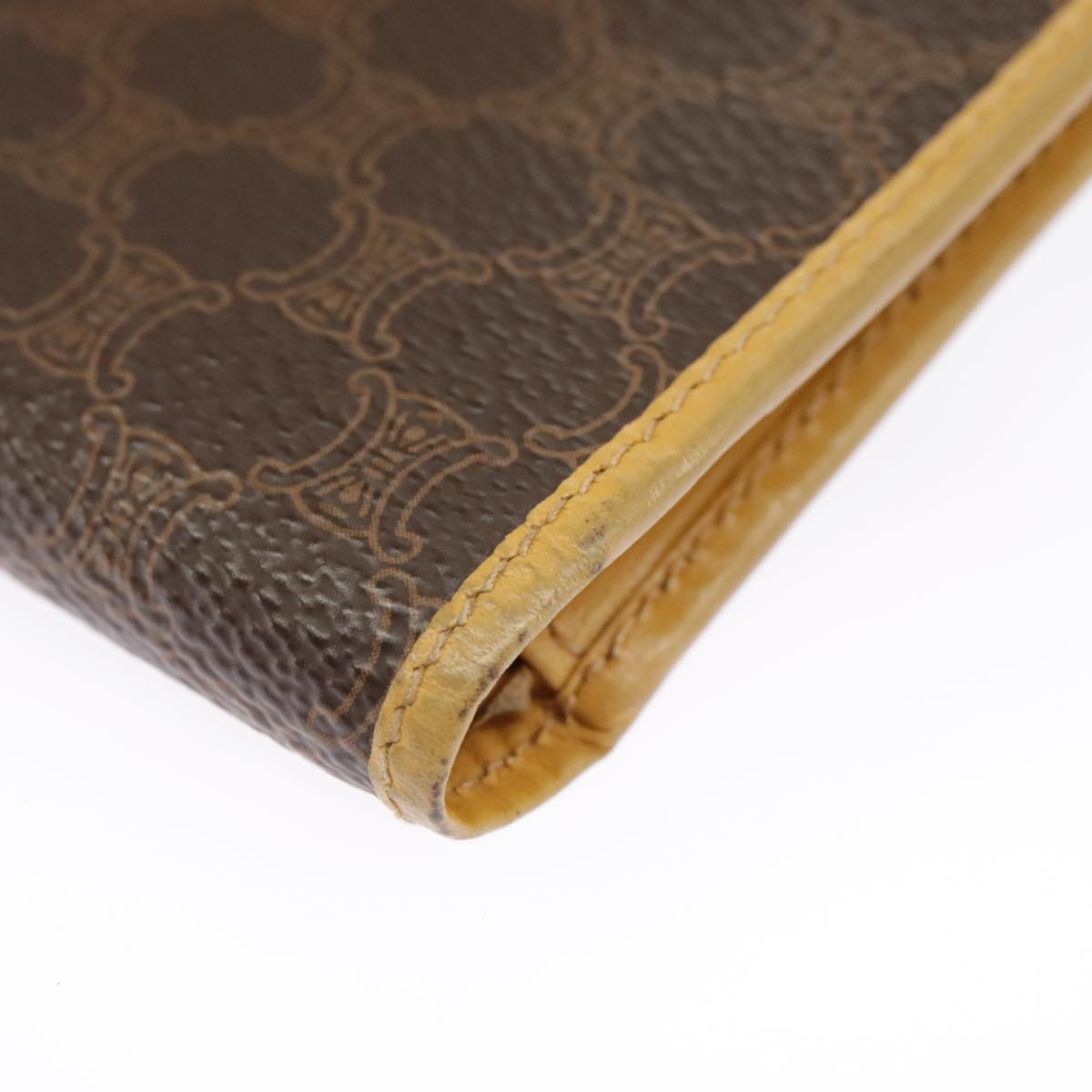 Céline Brown Canvas Wallet  (Pre-Owned)