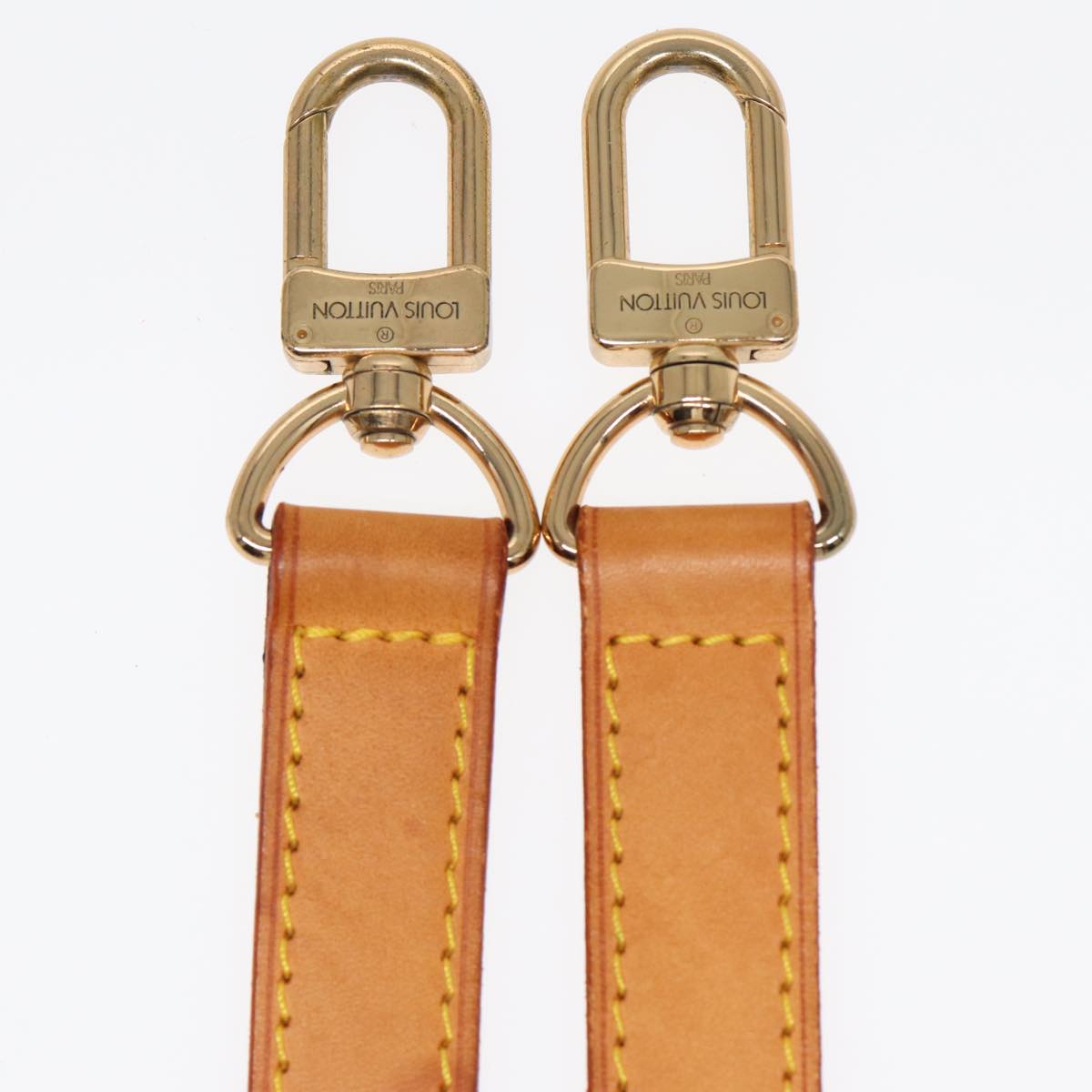 Louis Vuitton Bandoulière De Sac Beige Leather Bag Jewelry (Pre-Owned)