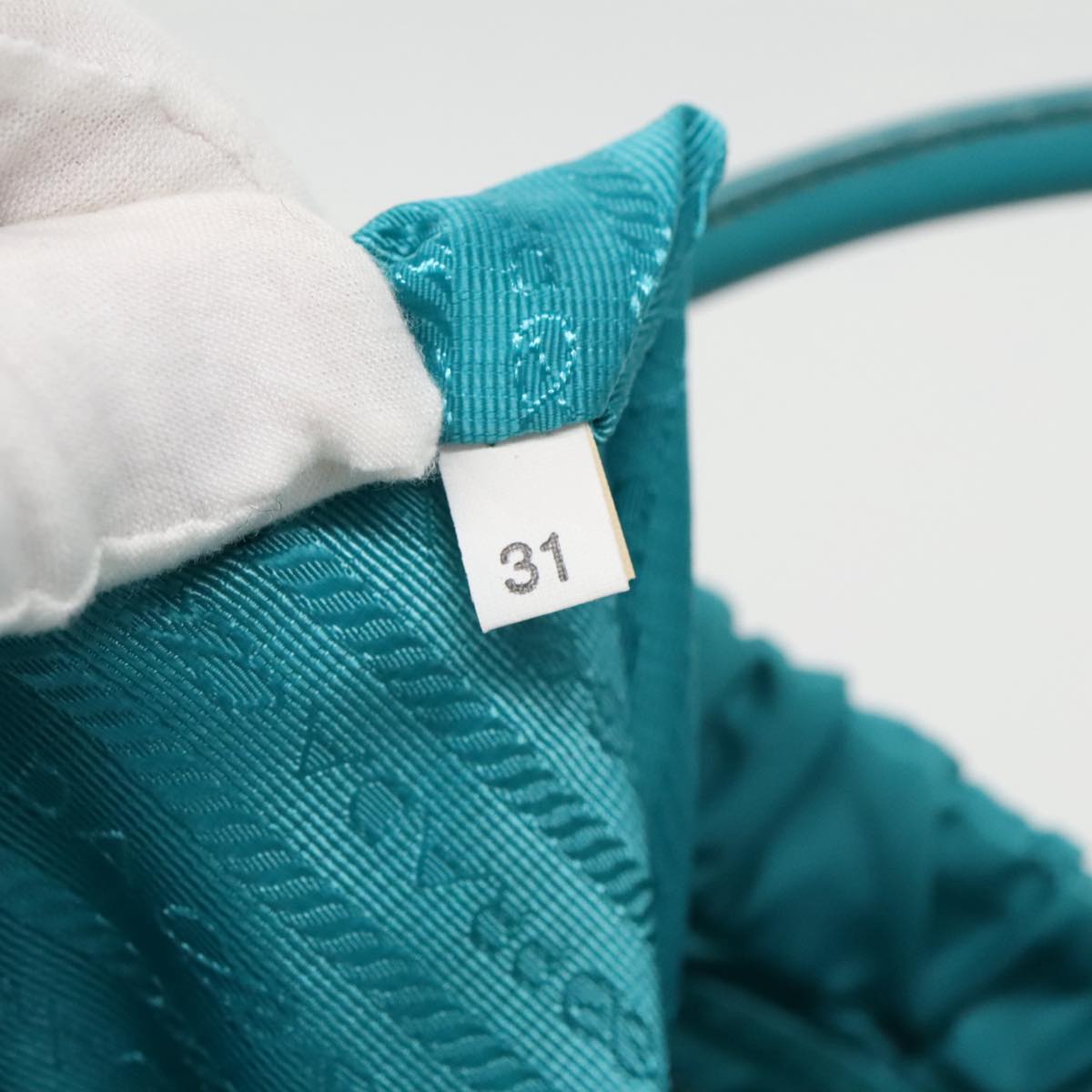 Prada Re-Nylon Turquoise Synthetic Handbag (Pre-Owned)