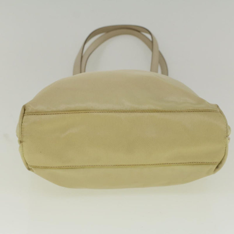 Prada Beige Synthetic Handbag (Pre-Owned)