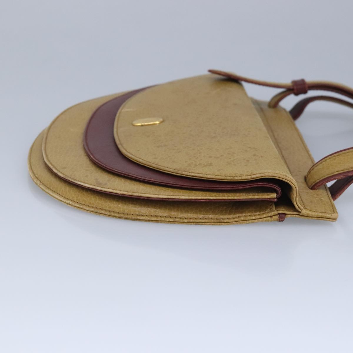 Cartier Must De Cartier Beige Leather Shoulder Bag (Pre-Owned)