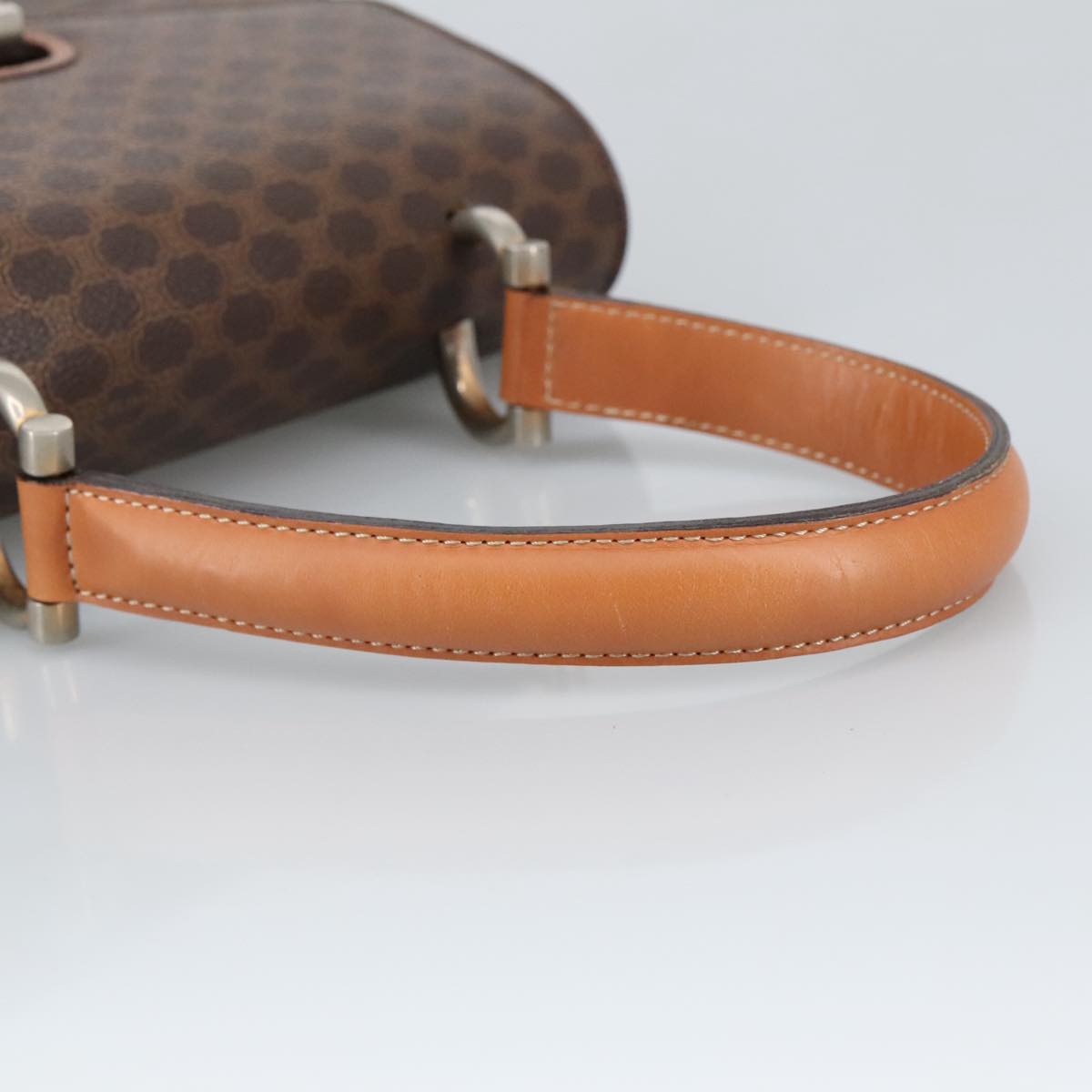 Céline Macadam Brown Canvas Handbag (Pre-Owned)