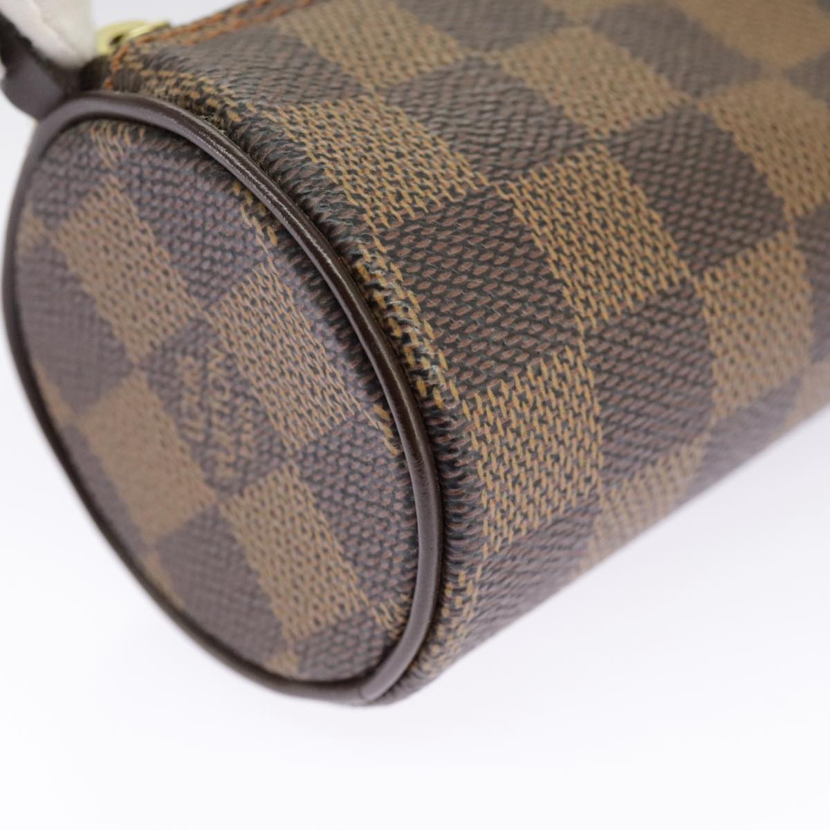 Louis Vuitton Mini Baby Papillon Brown Canvas Clutch Bag (Pre-Owned)